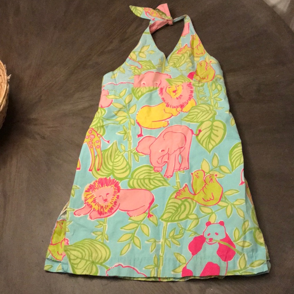 Girls Lily Pulitzer Halter Dress sz 10